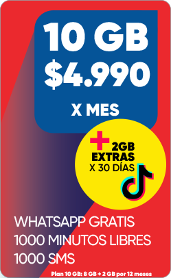 PROMO 10GB $4990