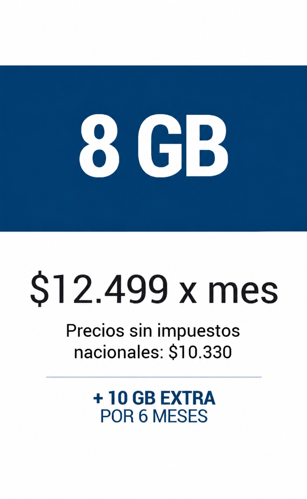 PROMO 18 GIGAS - AGOSTO 2026 65% OFF