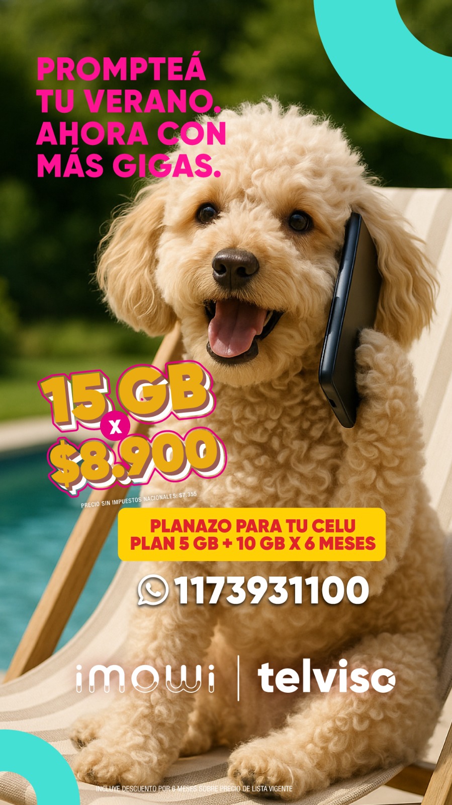 PROMO 15GB $8900 - FEB26 x 6M